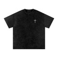 "Jesus Saves" Oversized Cotton T-Shirt (Color Options)