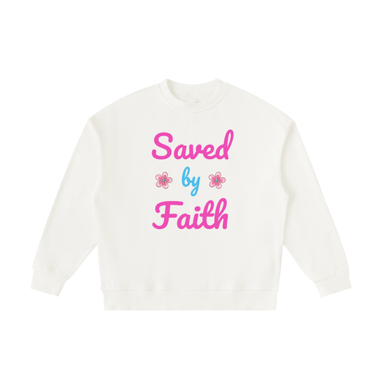 Kids Sweatshirt "Saved by Faith"