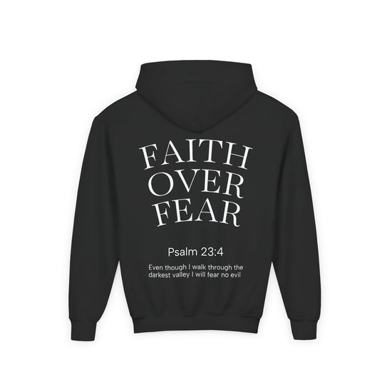 Kids "Faith Over Fear" Hoodie Sweatshirt