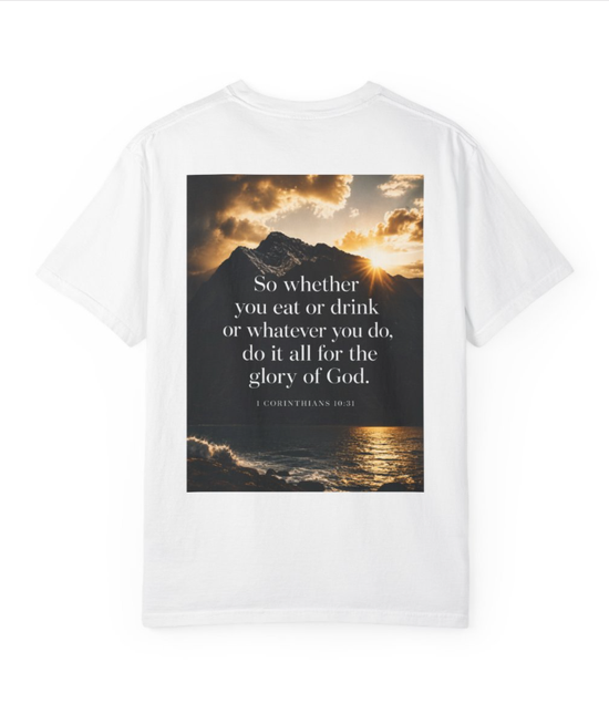 Pure Cotton T-shirt | "For His Glory"